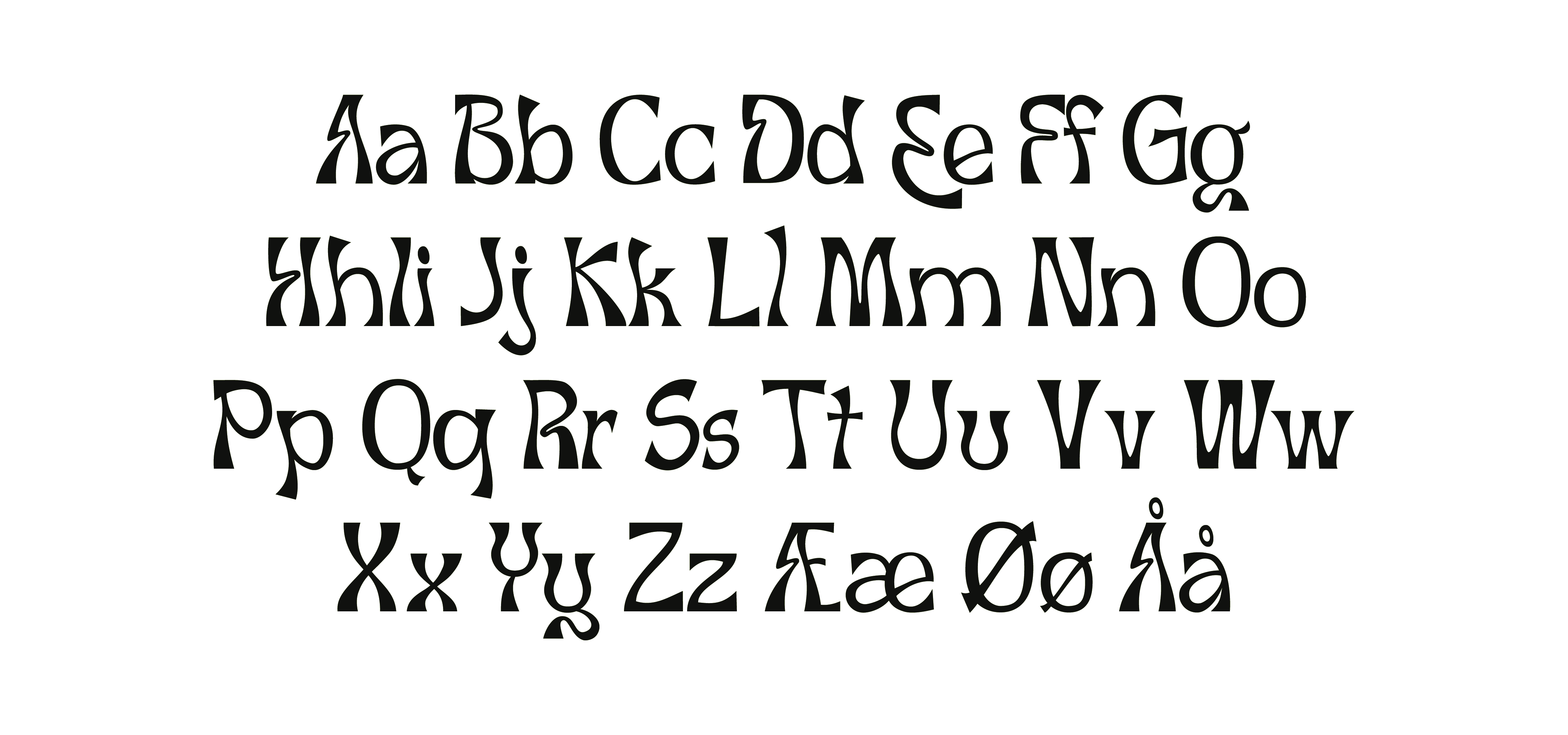Skriftdesign